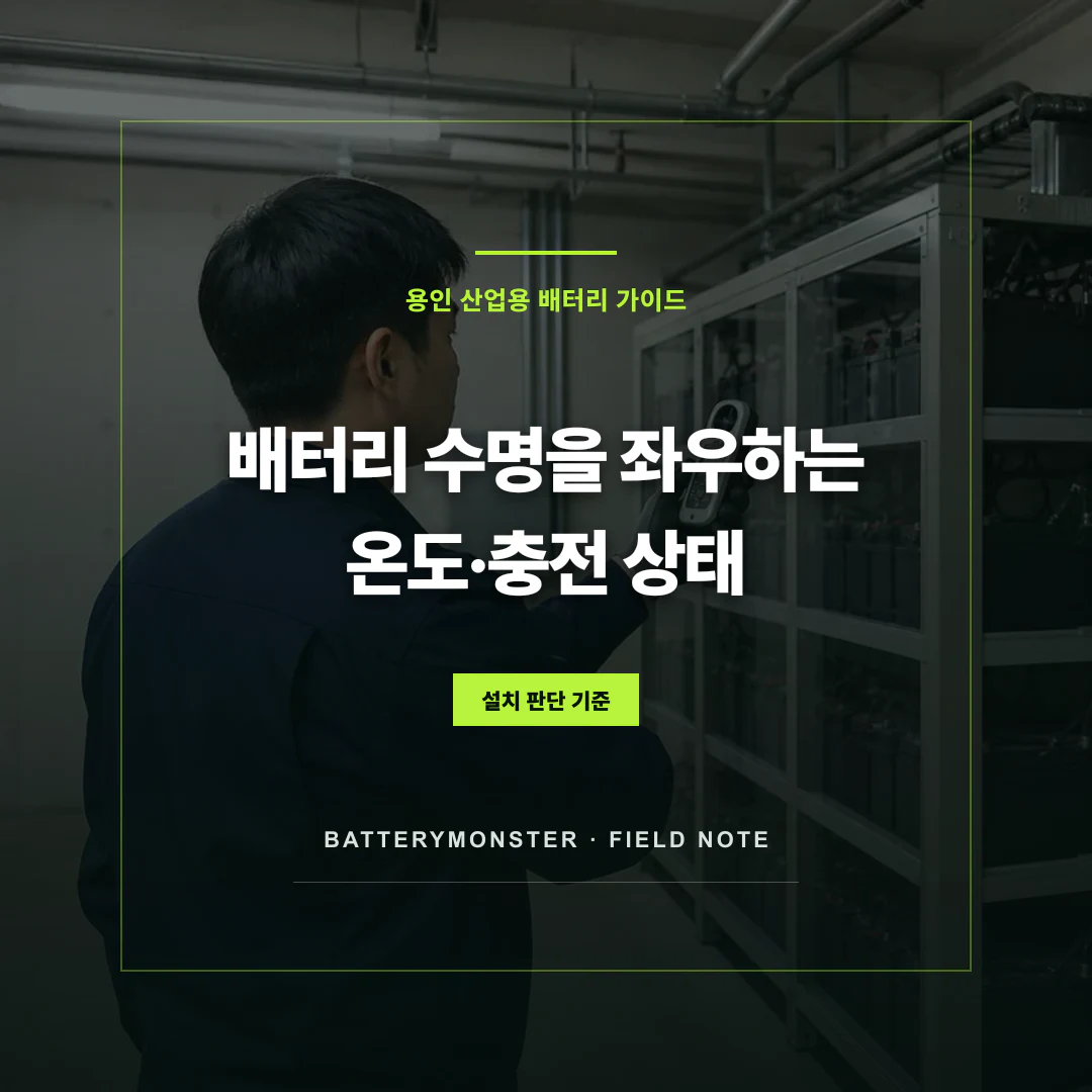 온도와 충전 상태가 배터리 수명에 미치는 영향 대표 이미지