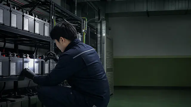 산업용 배터리 종류 현장 확인 이미지