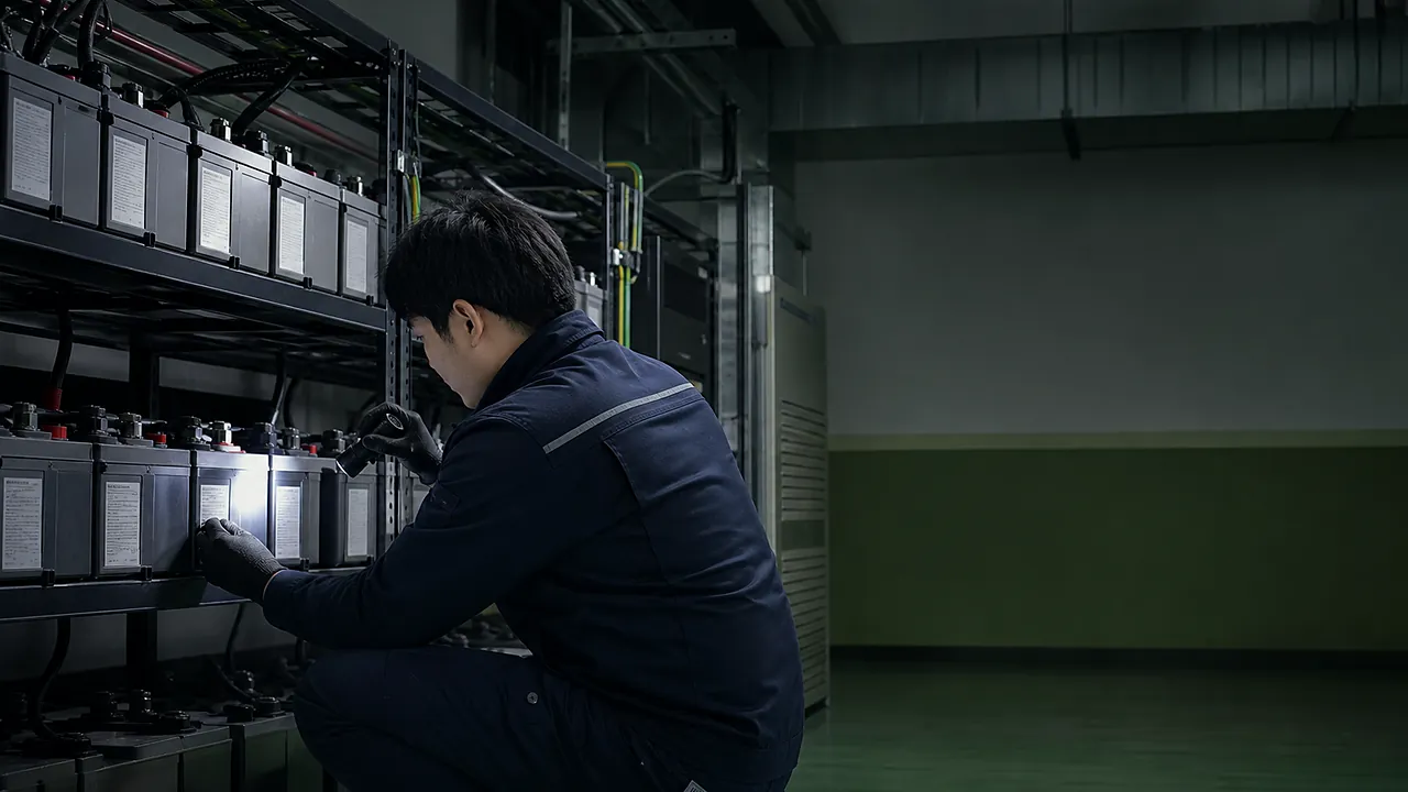 배터리 충전 상태 현장 확인 이미지