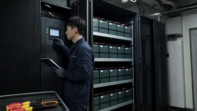 UPS 배터리 용량 계산 현장 확인 이미지