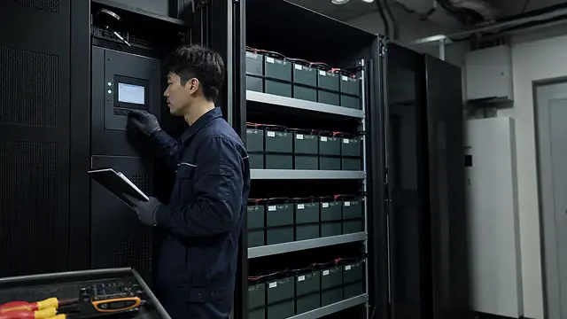UPS 배터리 교체 주기 현장 확인 이미지