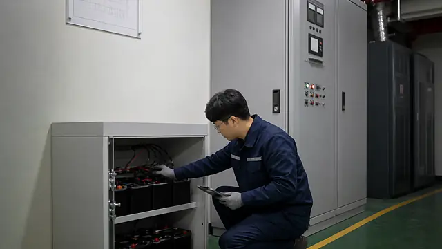 소방용 배터리 폐기 방법 현장 확인 이미지