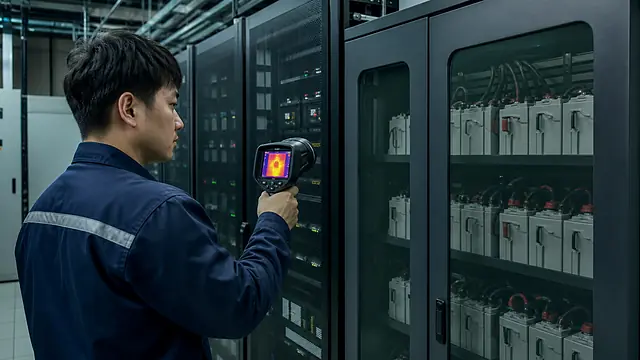 서버실 배터리 용량 선정 현장 확인 이미지