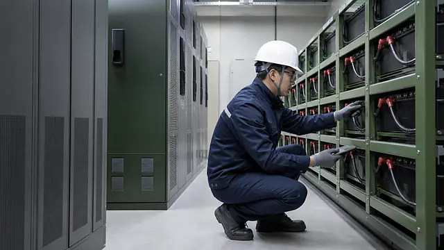 CCTV 비상전원 배터리 현장 확인 이미지