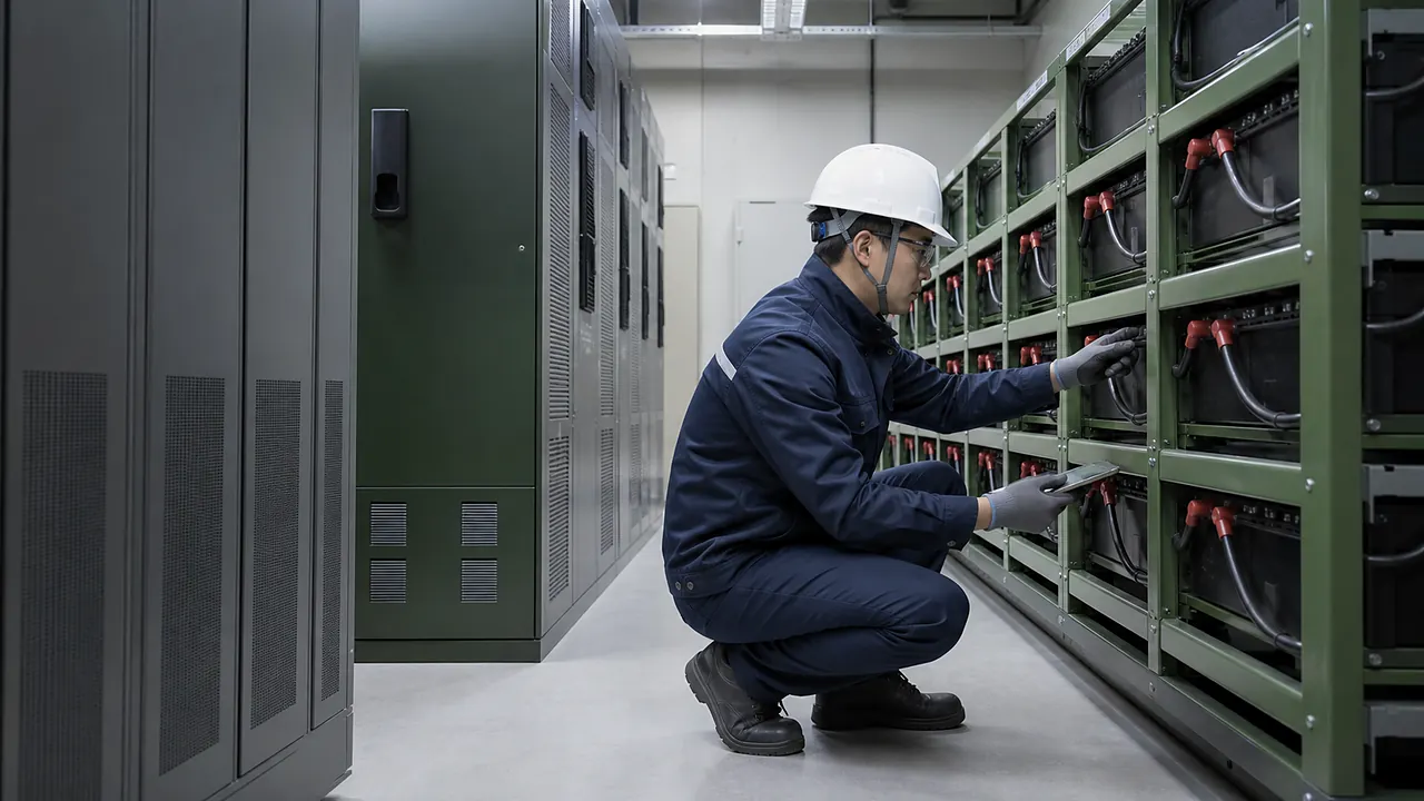 CCTV 비상전원 배터리 현장 확인 이미지