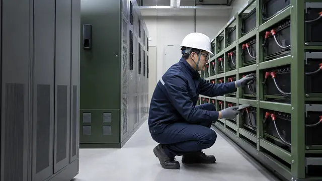 출입통제 배터리 점검 현장 확인 이미지