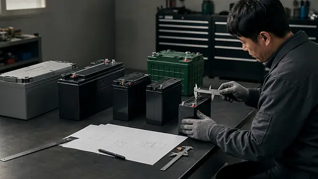 산업용 배터리 직렬 병렬 연결 현장 확인 이미지