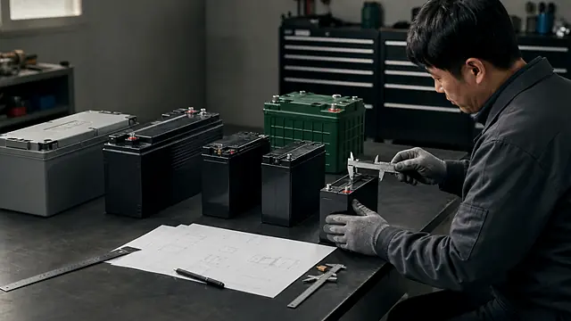 산업용 배터리 Ah 의미 현장 확인 이미지