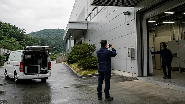 용인 UPS 배터리 현장조사 현장 확인 이미지