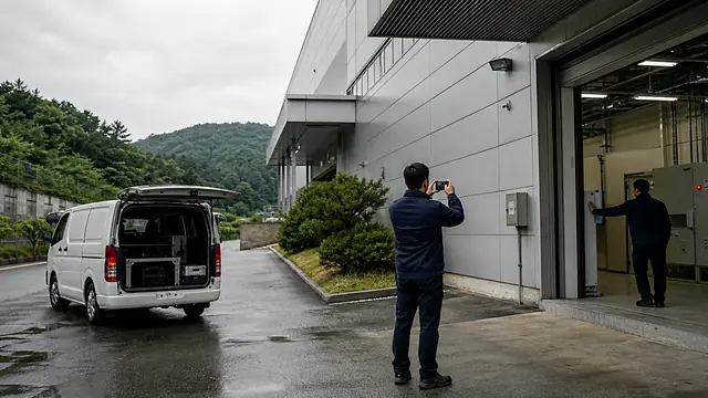 용인 산업용배터리 작업공간 확보 현장 확인 이미지