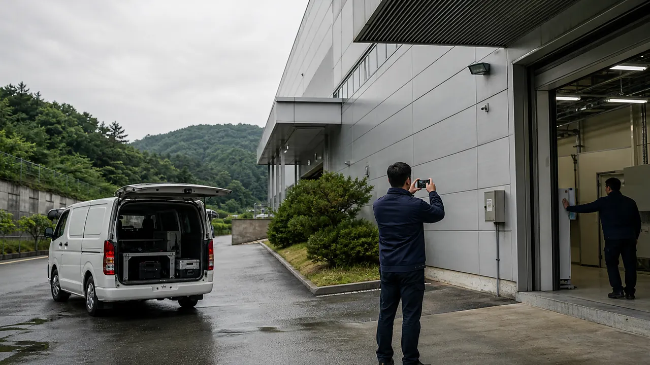 용인 배터리 교체 일정 조율 현장 확인 이미지